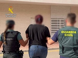 Momento de la detención.