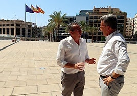 Toni Pérez y Vicente Martínez Mus, en Benidorm