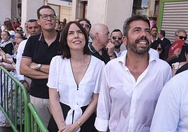 Mazón, en su visita a Elche, junto a la ministra Diana Morant, entre otras autoridades.