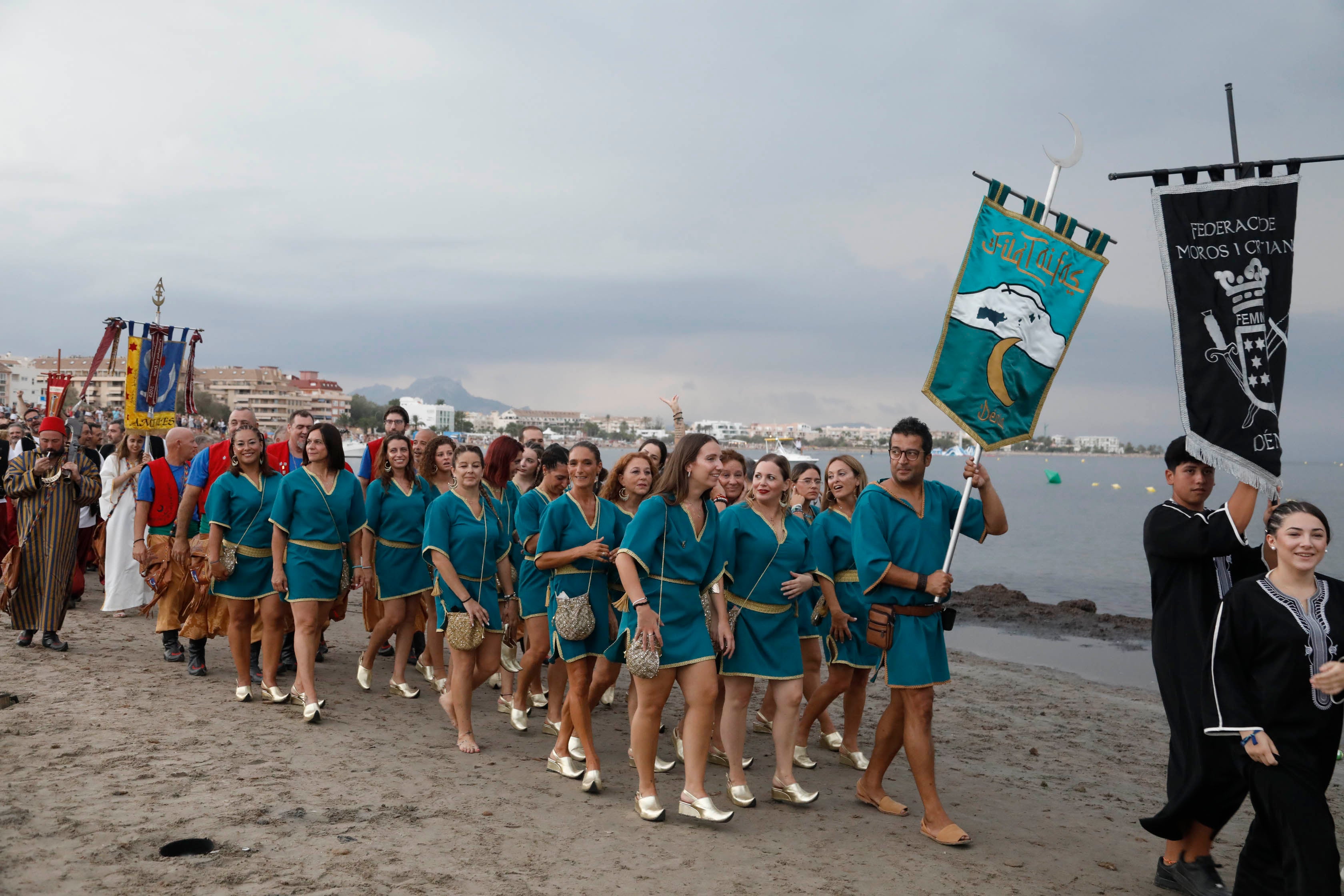 Así ha sido el desembarco moro en Dénia