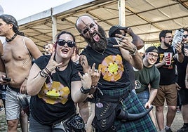 Uno de los momentos del Leyendas del Rock.