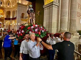 El patrón San Roque.