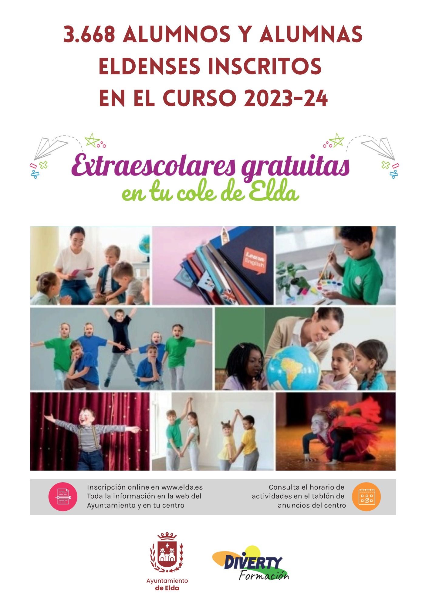 La actividad en la que más alumnos se inscribieron ha sido inglés.