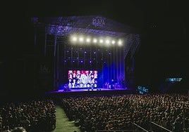 Concierto en la plaza de toros de Alicante.