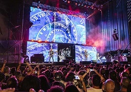 Una de las actuaciones del Leyendas del Rock.