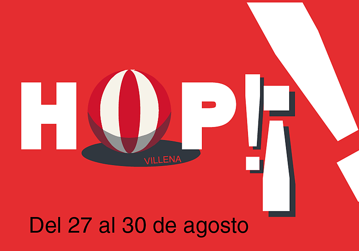 Cartel festival Hop!¡! de Villena.