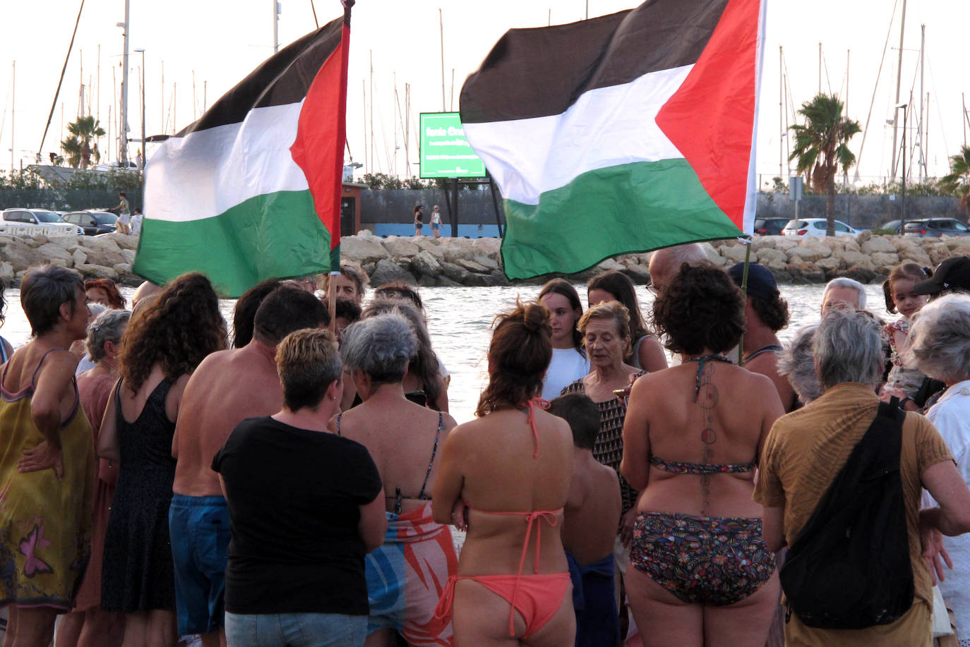 Dénia se moja en solidaridad con Palestina