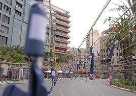 Una mascletà en las Hogueras 2024.