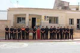 Acto de despedida del jefe de la Policía Local de El Poble Nou de Benitatxell