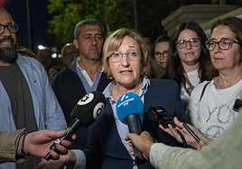 La portavoz del PSOE, Ana Barceló.