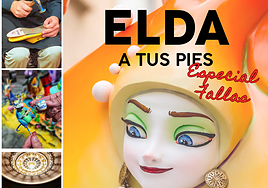 Cartel promocional de la Fallas de Elda.