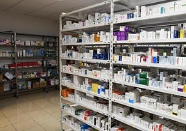 Almacén de fármacos en Alicante.