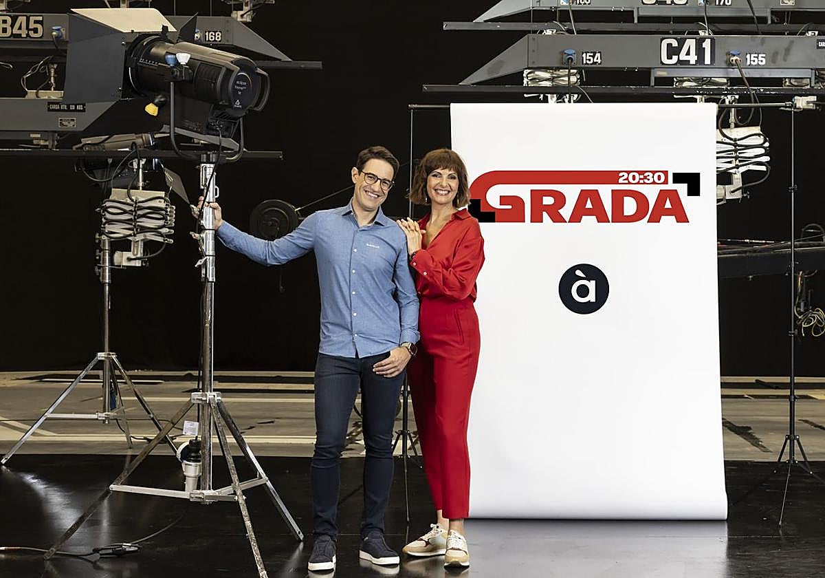 Presentación del programa 'Grada 20:30' en À Punt.