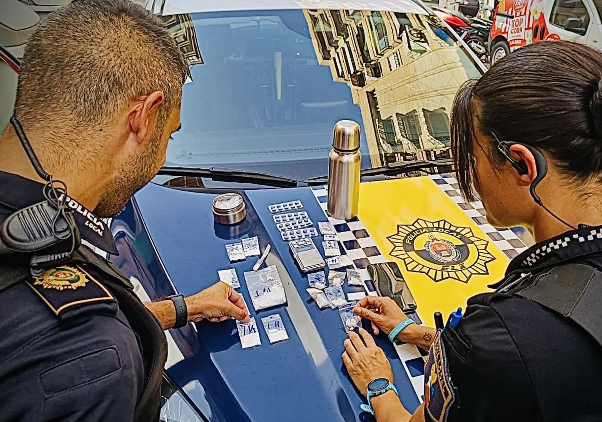 Capturado un conductor en Elche con drogas y viagra en un control de tráfico