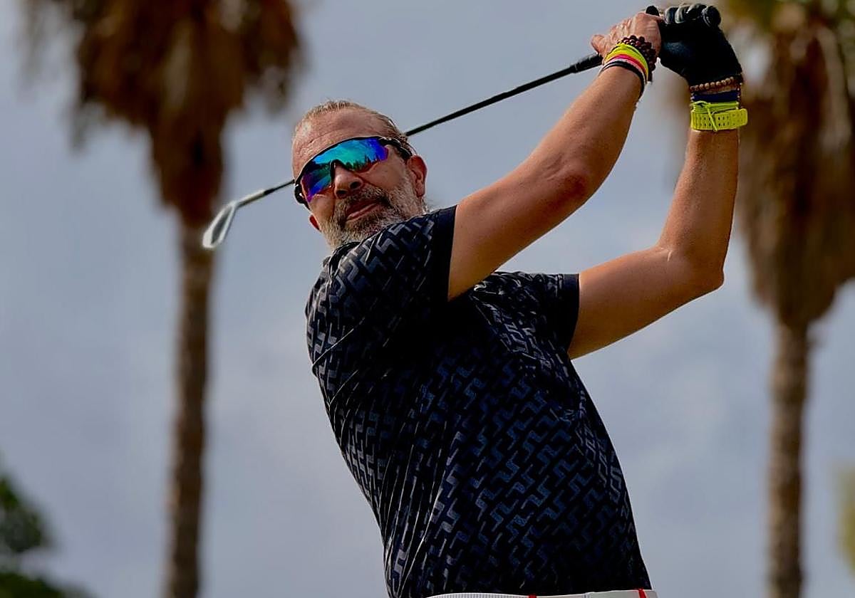 Partida de golf en el marco del torneo.