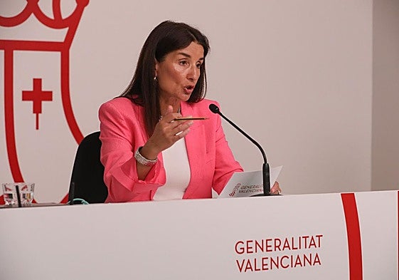 La portavoz del Consell, Ruth Merino.