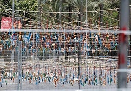Mascletà de las Hogueras de Alicante.