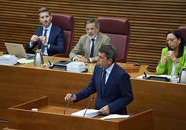 Mazón duante el Debate de Política General.