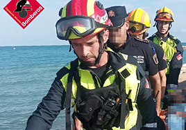 Momentos del rescate.