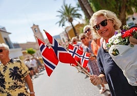 Imagen de la celebración del Día de Noruega, en el mes de mayo, en l'Alfàs del Pi