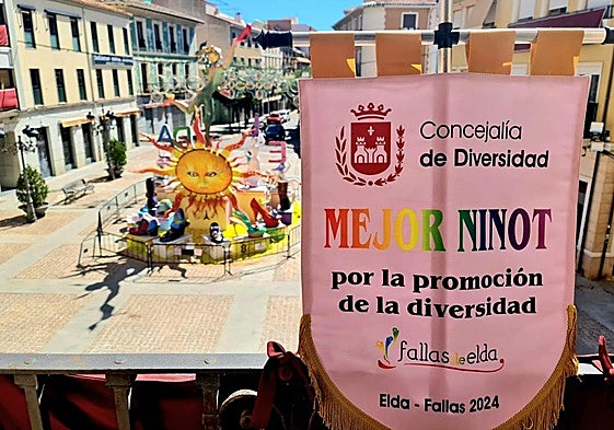 Las fallas de elda promocionando la diversidad.