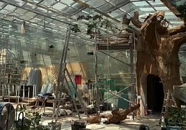 Las obras avanzan en el interior del nuevo restaurante Voltereta Alicante.