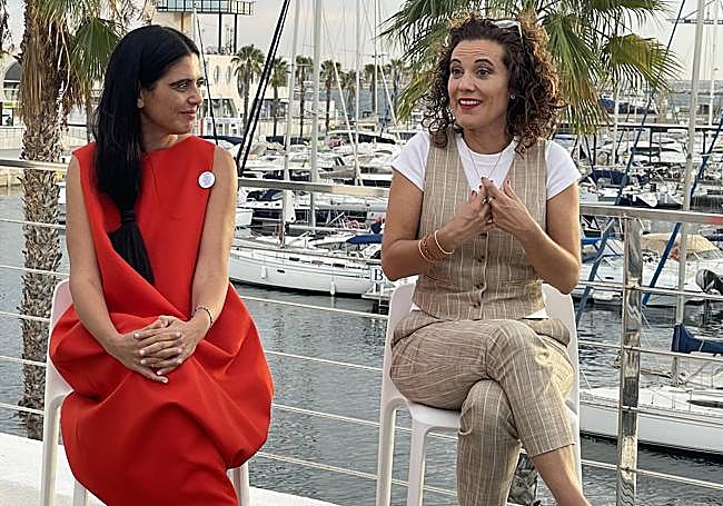 Marina Moyá, CEO de Bolsalea, y Carmen Berbegal, directora RC de Actiu.