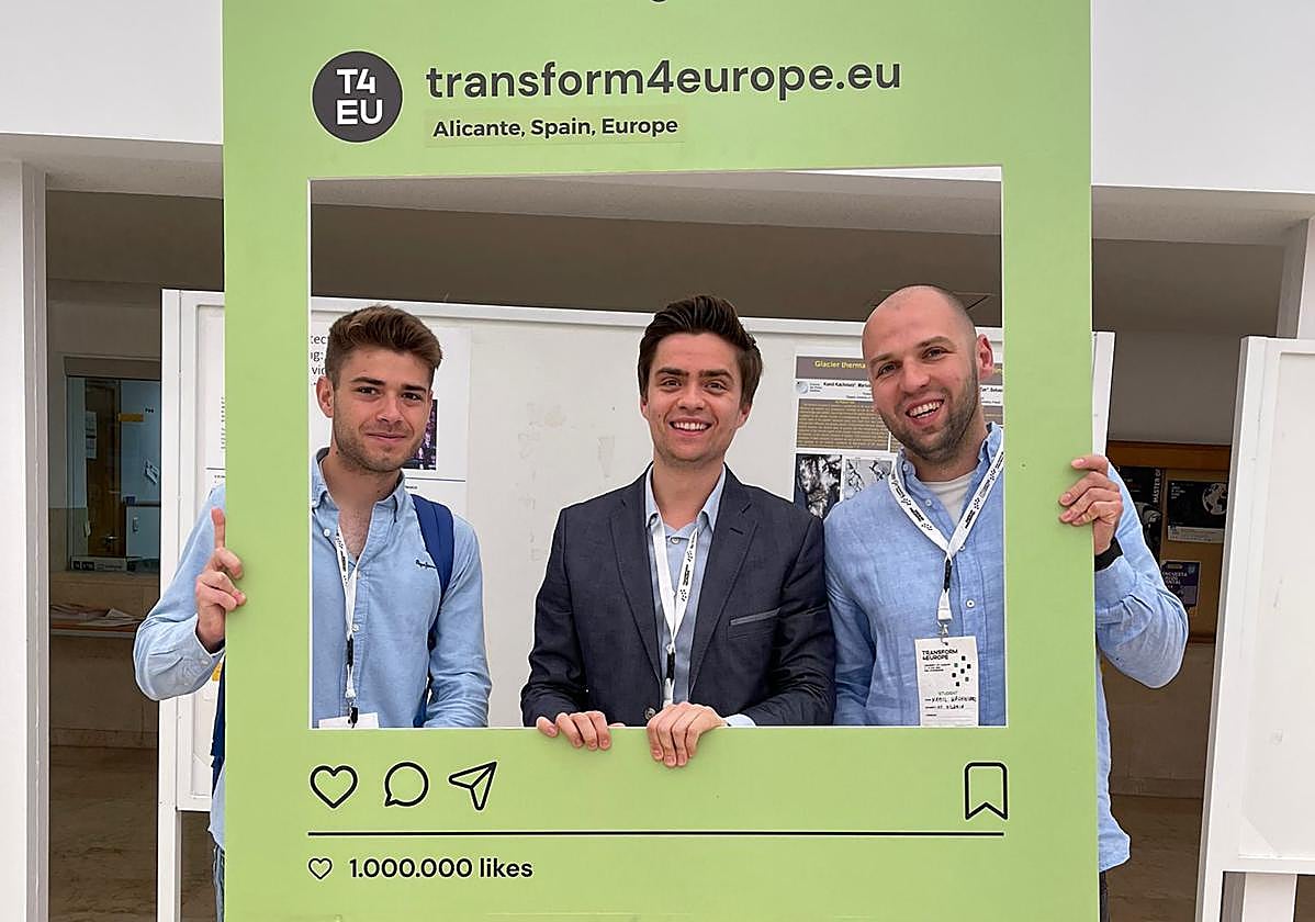 Imagen de archivo de una actividad de la alianza Transform4Europe en la Universidad de Alicante.