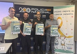 Presentación del torneo benéfico.