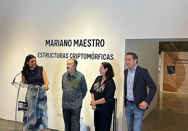 Inauguración de la muestra 'Mariano Maestro. Estructuras criptomórficas'.