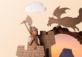 Detalle del cartel promocional del 9 d'octubre en Calp.