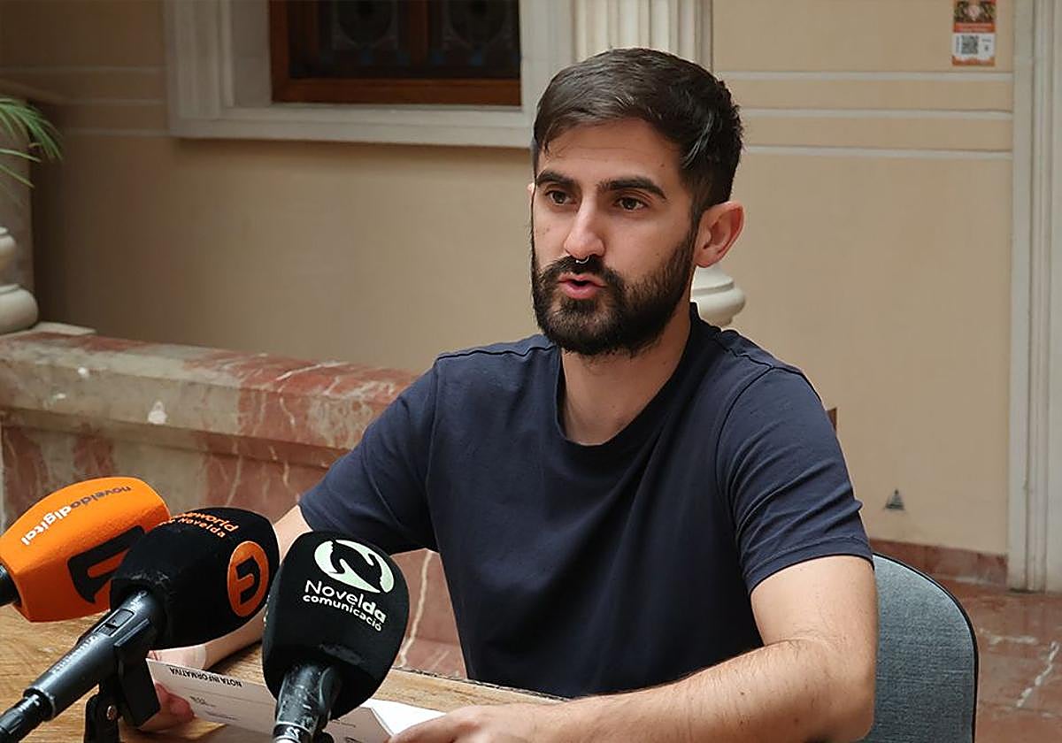 Rubén Millán, concejal de Medio Ambiente de Novelda.