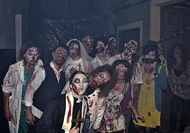 Recreación del Pasaje del Terror en el Rabal de Villena.