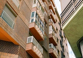 Bloque de pisos en Alicante.