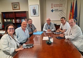 Reunión para la firma del proyecto.