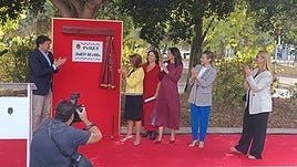 Inauguración del parque.