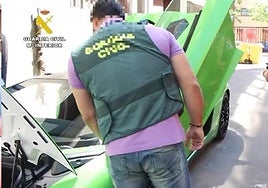 Vehículos recuperados por la Guardia Civil en la operación 'Suspicio'.