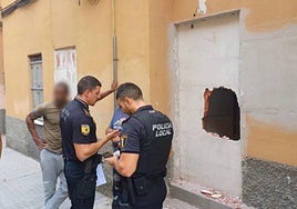 Detención de los varones en la zona.