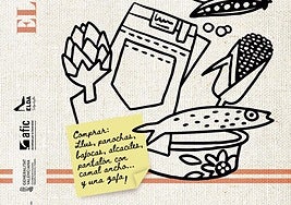 Imagen de la campaña promocional del comercio en Elda.