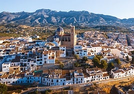 Imagen del casco antiguo de Altea
