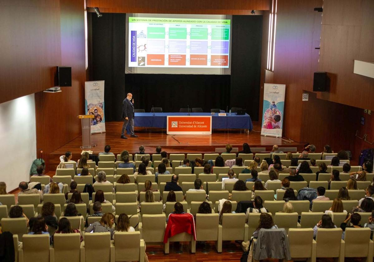 Unos 200 profesionales se dan cita en las V Jornadas sobre discapacidad intelectual que se celebran en Alicante