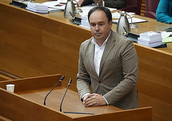 El secretario general del PPCV, Juanfran Pérez, en imagen de archivo.