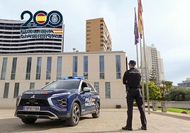 Imagen de archivo de la Policía Nacional en Benidorm.