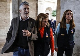 Marlaska y Pilar Bernabé infoman tras la reunión del Cecopi sobre situación de la DANA en Valencia