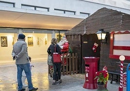 Casa de Papá Noel en la plaza Séneca.