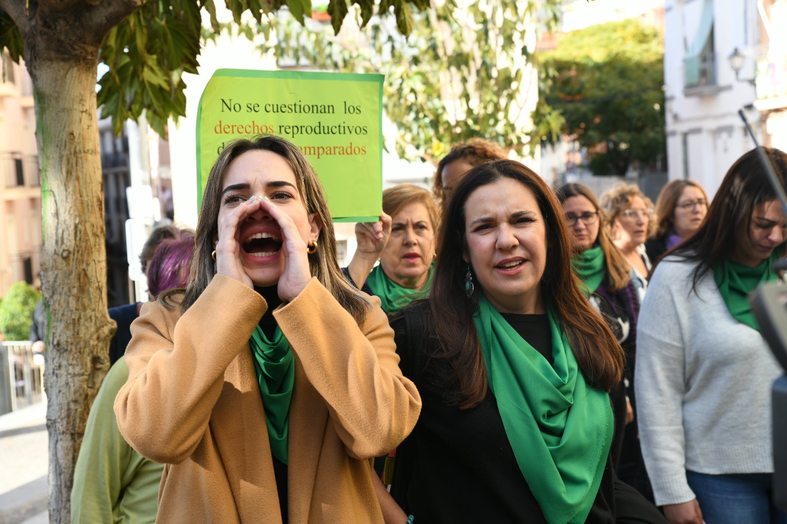 Protesta contra la oficina «antiaborto» de Alicante