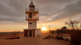 Faro del Cabo de las Huertas de Alicante.