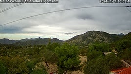 Imagen captada por las cámaras de Avamet en Xixona..