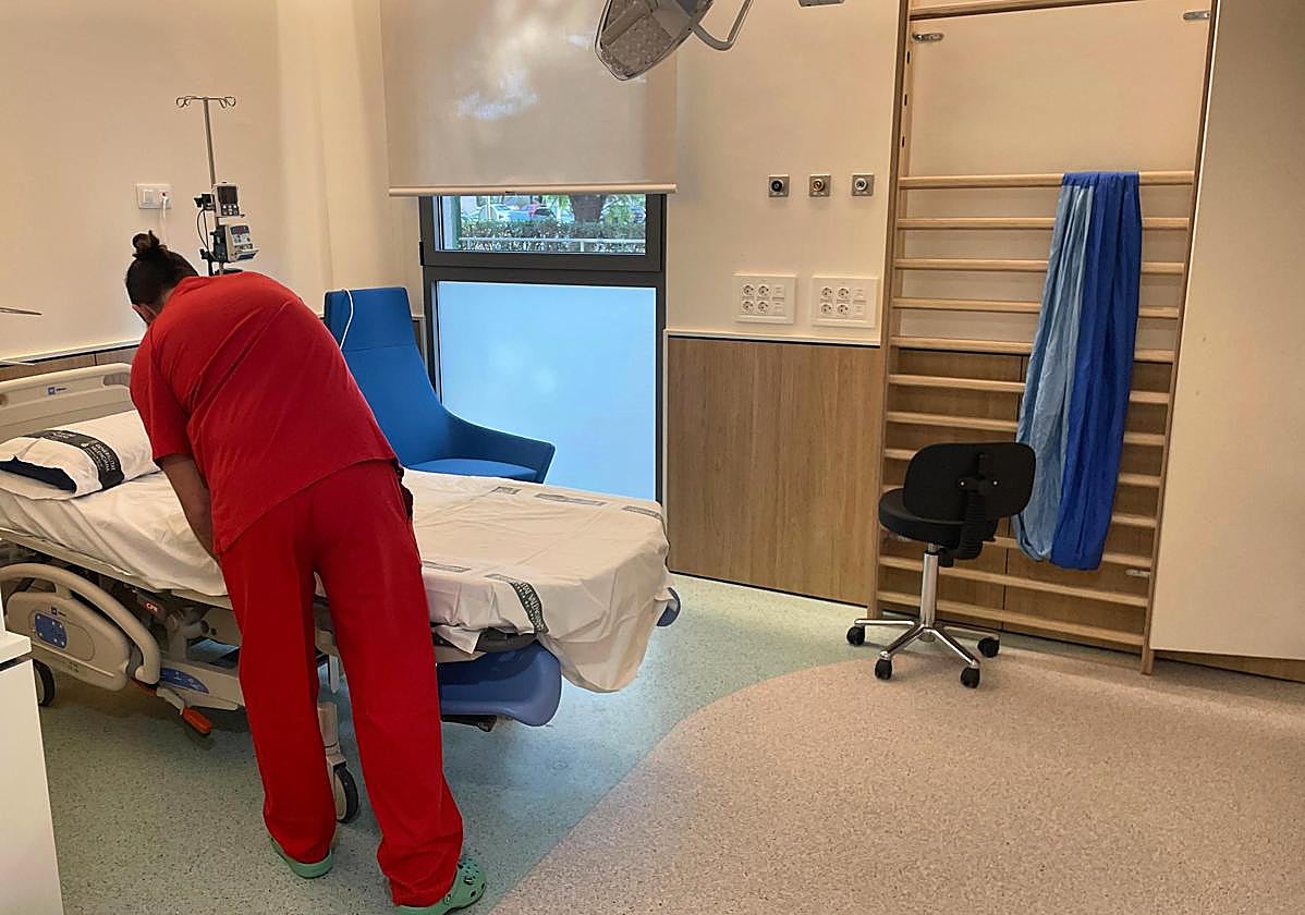 Sala de nacimiento muchavista Hospital Sant Joan d'Alacant.