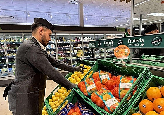 Sección de verduras en Masymas.